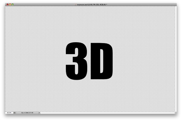 3D Type with Repoussé in Photoshop CS5 Extended