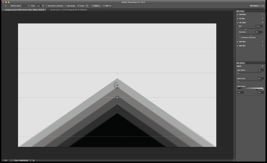 Playing with Triangles in Photoshop