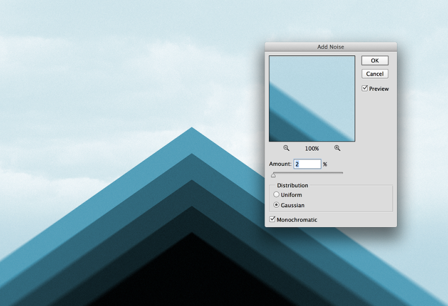 Playing with Triangles in Photoshop
