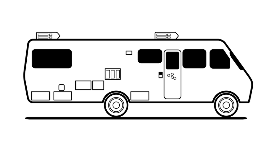 Breaking Bad RV in Illustrator