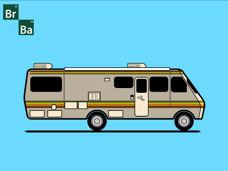 Breaking Bad RV in Illustrator