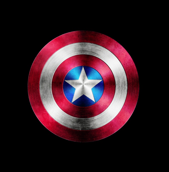 Captain America Shield in Photoshop