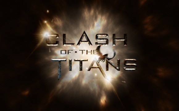 Clash of the Titans Efek Text dalam Photoshop