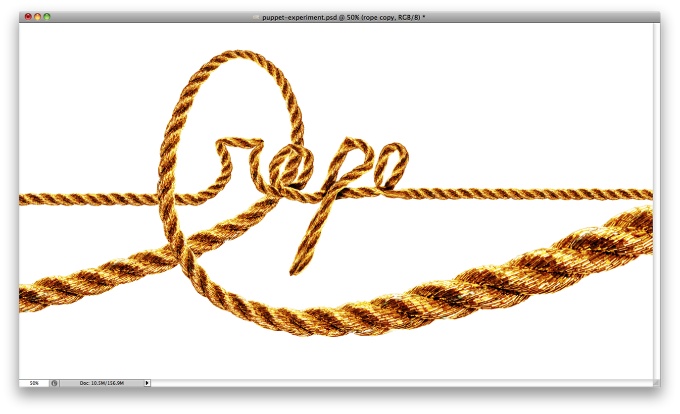 Cool Text Effect with the Puppet Warp Tool in Photoshop CS5