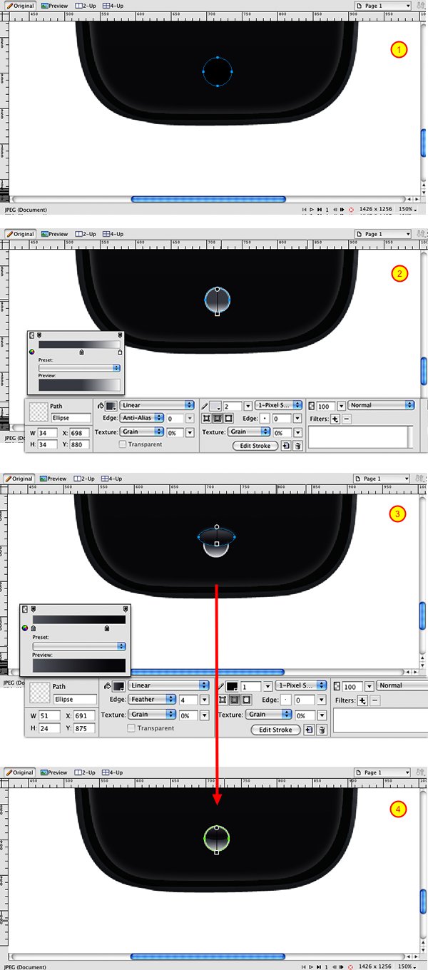 Creating the Palm Pre icon on Fireworks
