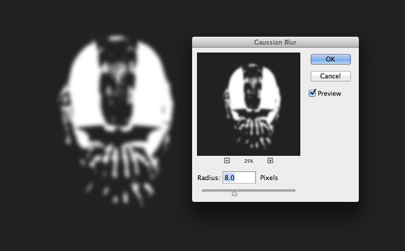 Dark Knight Rises Stencil Effect in Photoshop
