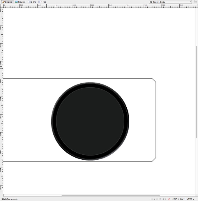 Easy Camera Icon in Fireworks