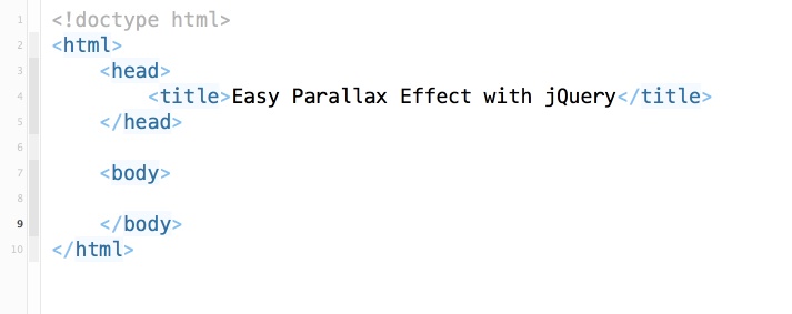Easy Parallax Effect with jQuery