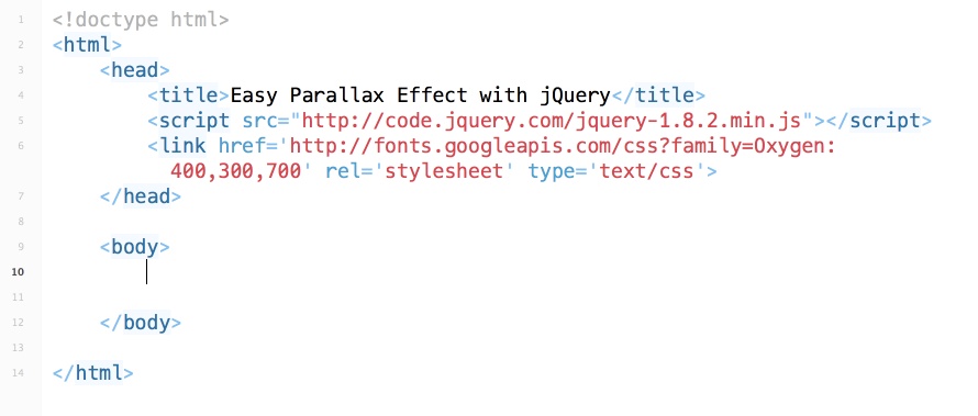 Easy Parallax Effect with jQuery