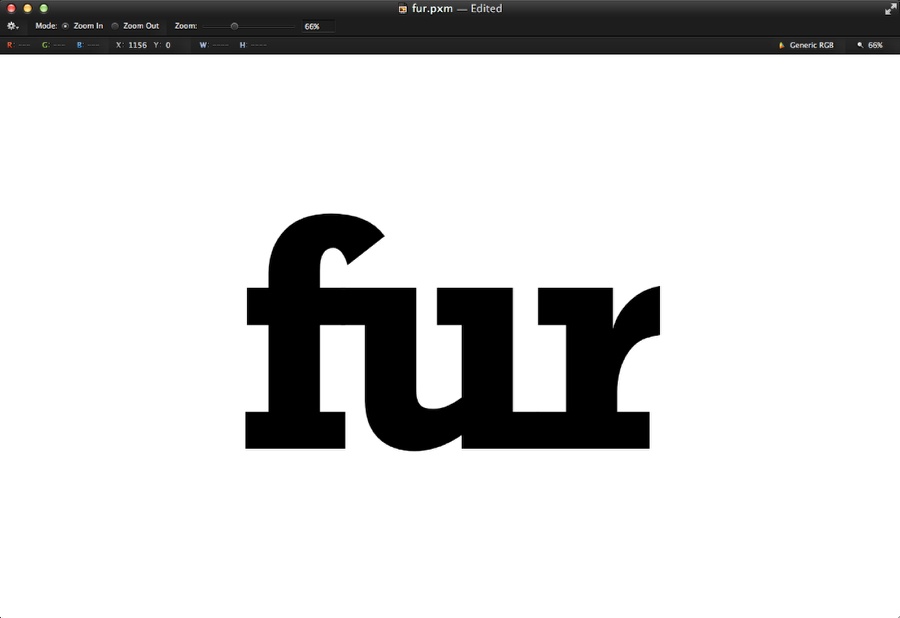 Super Easy Furry Text in Pixelmator