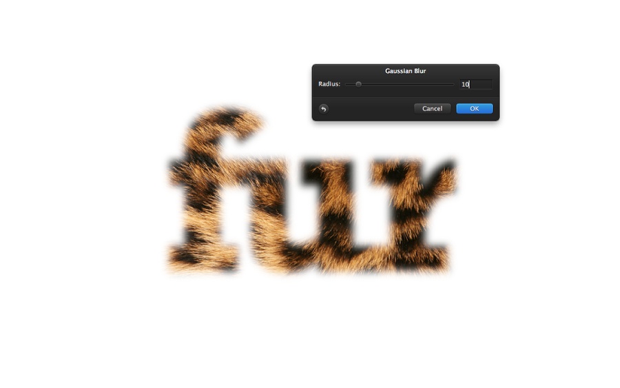 Super Easy Furry Text in Pixelmator