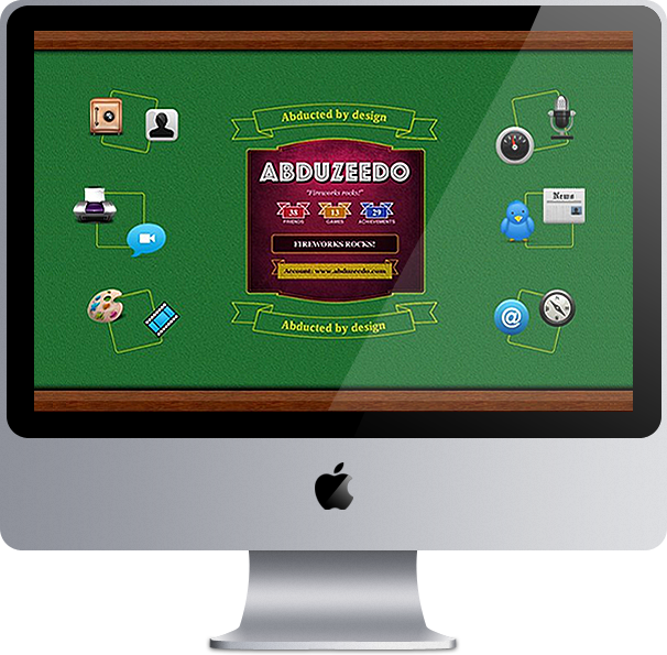 Game Center Style in Fireworks