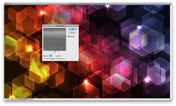 Hexagon Bokeh Effect in Photoshop