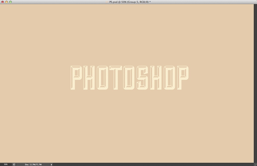 Hipster Text Effect in Photoshop CS6