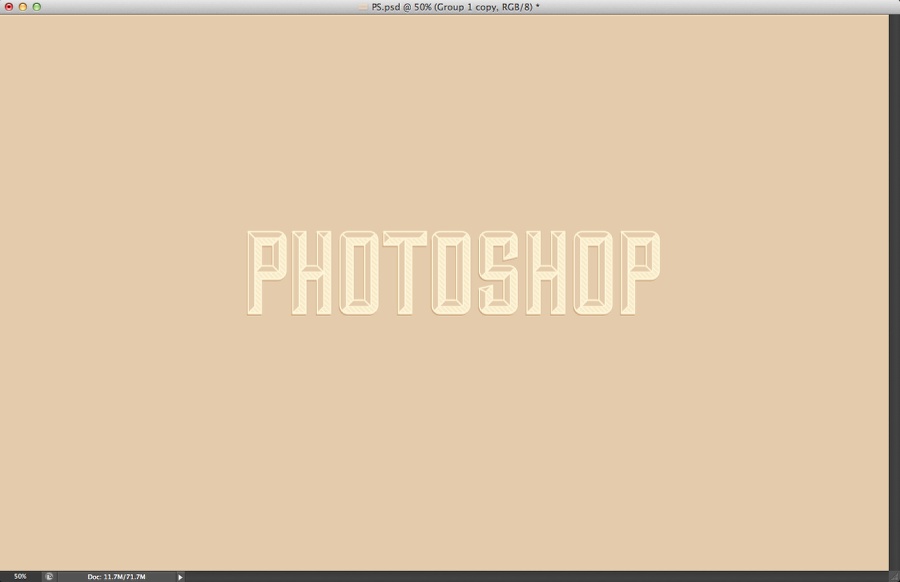 Hipster Text Effect in Photoshop CS6