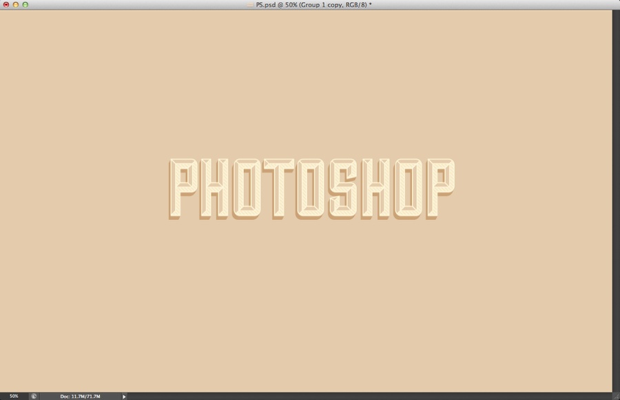Hipster Text Effect in Photoshop CS6