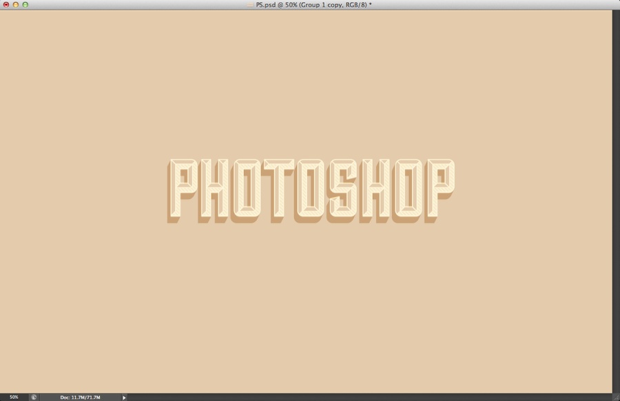 Hipster Text Effect in Photoshop CS6