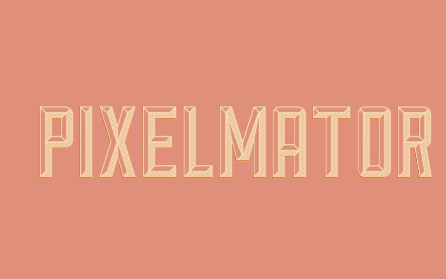 Hipster Text Effect In Pixelmator