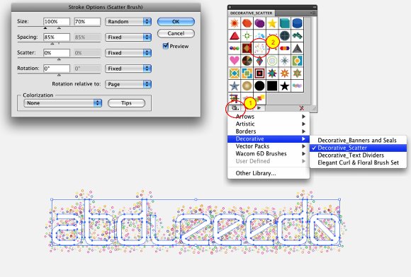 Illustrator Quick Tips #2 - Scatter Brushes