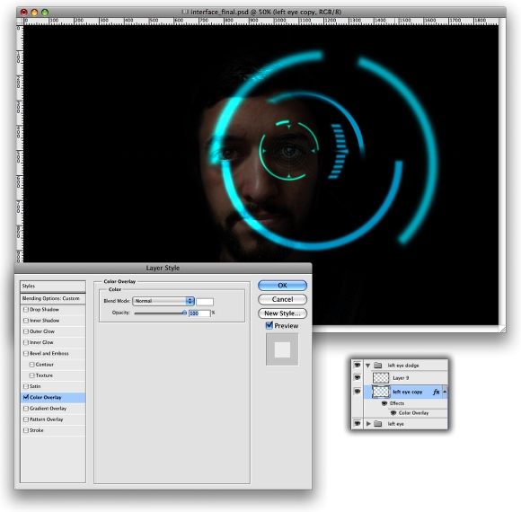 Iron Man Interface in Photoshop