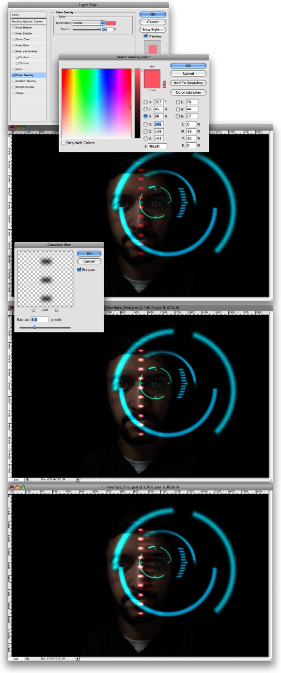 Iron Man Interface in Photoshop