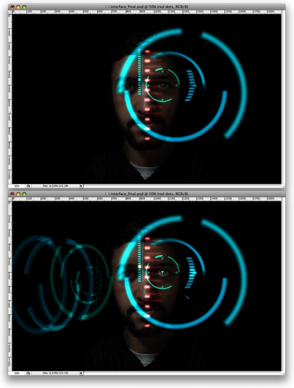 Iron Man Interface in Photoshop