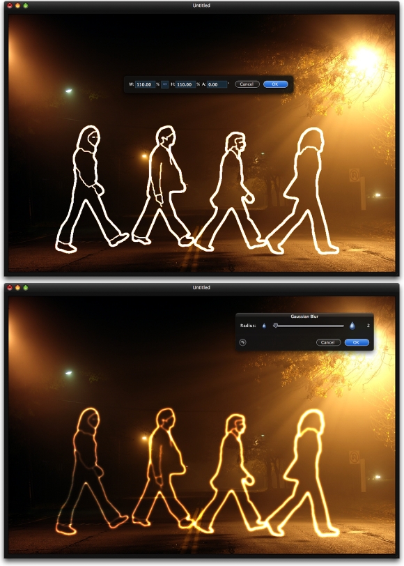 Light Painting in Pixelmator 1.2
