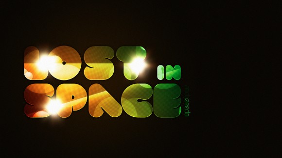 Lost in Space Typography in Photoshop