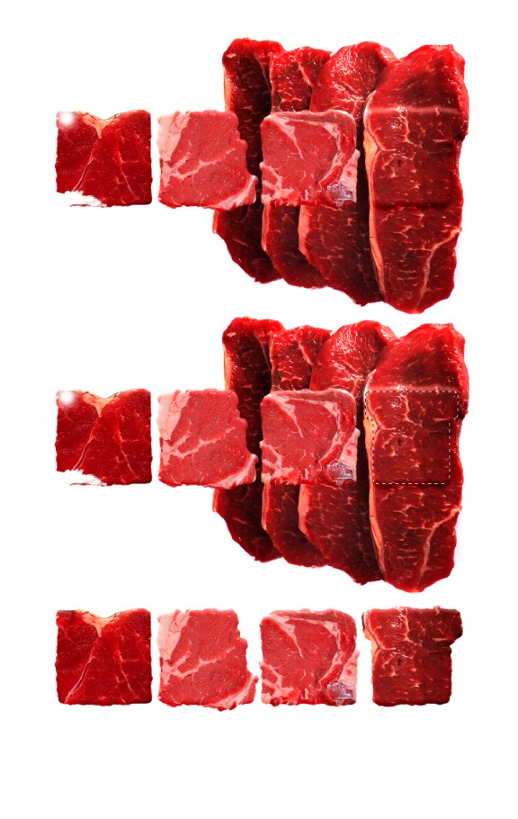 Image from the Meat Text Effect in Photoshop