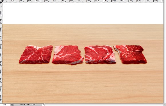 Image from the Meat Text Effect in Photoshop