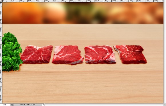 Image from the Meat Text Effect in Photoshop