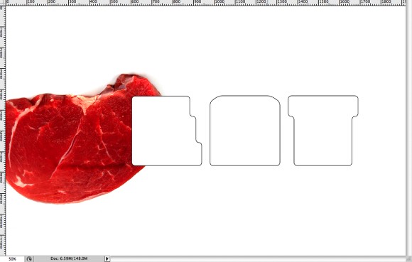 Image from the Meat Text Effect in Photoshop