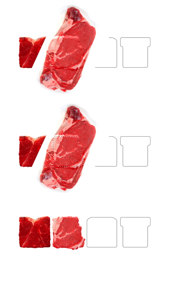 Image from the Meat Text Effect in Photoshop