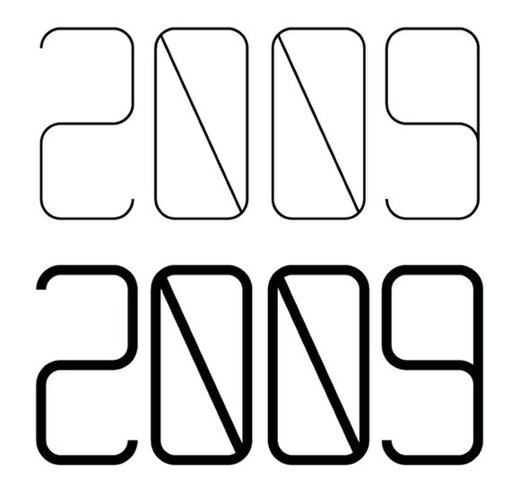 New Year New Typeface New Logo