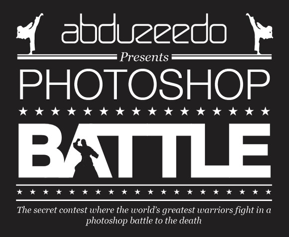 Photoshop Battle Poster in Illustrator