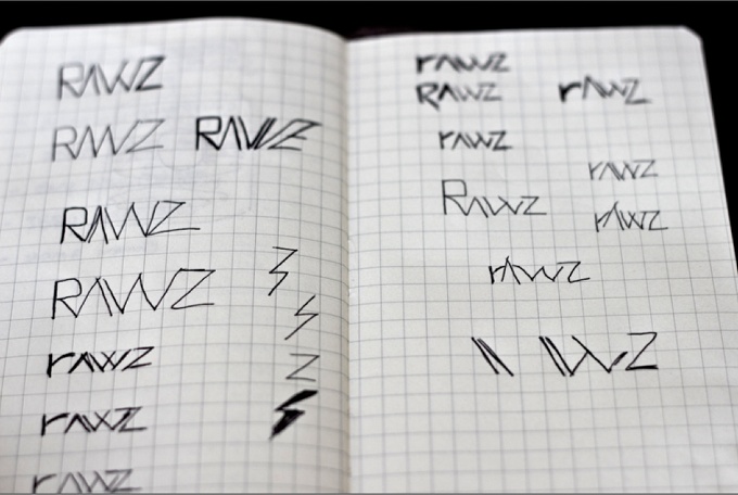 RAWZ Logo Design Process