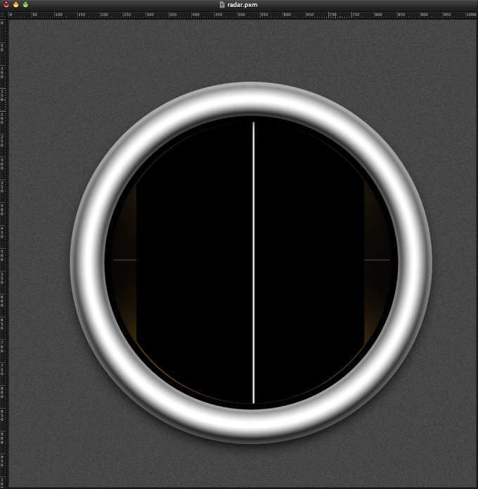 Radar Icon in Pixelmator