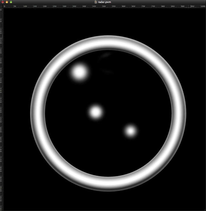 Radar Icon in Pixelmator