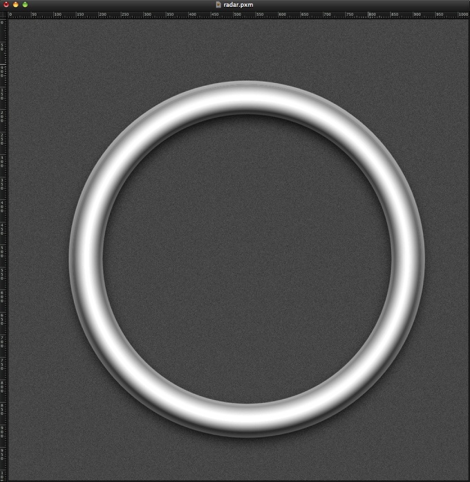 Radar Icon in Pixelmator