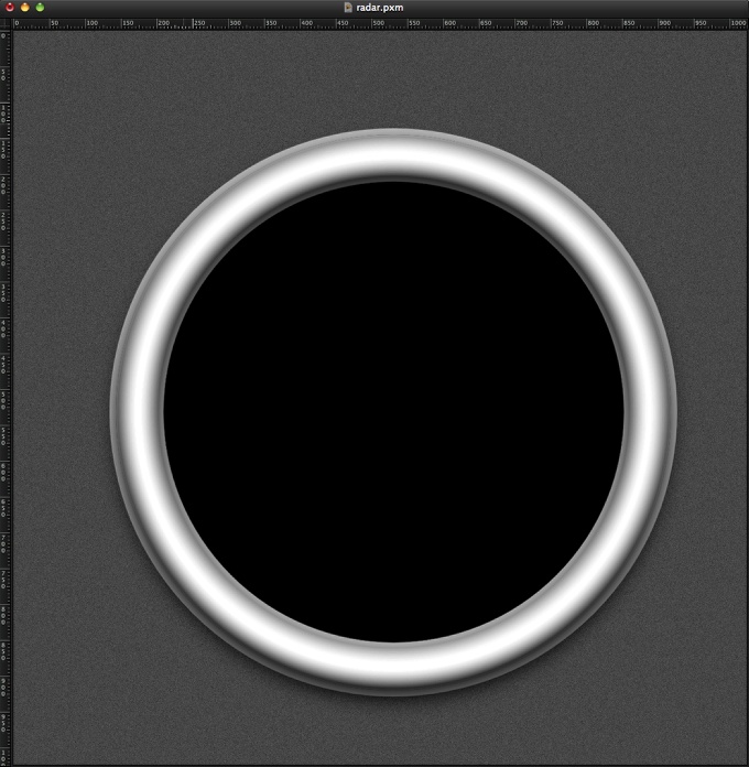 Radar Icon in Pixelmator