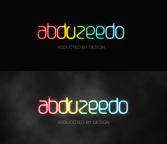 Shining Neon Text Effect in Photoshop