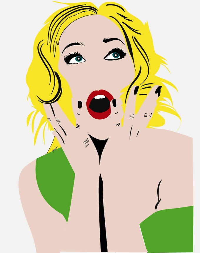 Simple Roy Lichtenstein Style in Illustrator and Photoshop