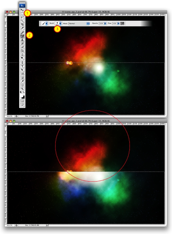 Space Lighting Effects in Photoshop | Abduzeedo - abducted by design