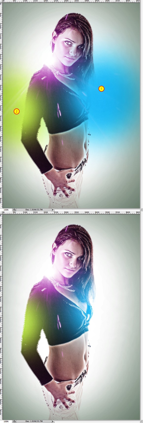 Stylish Light Effect in Photoshop