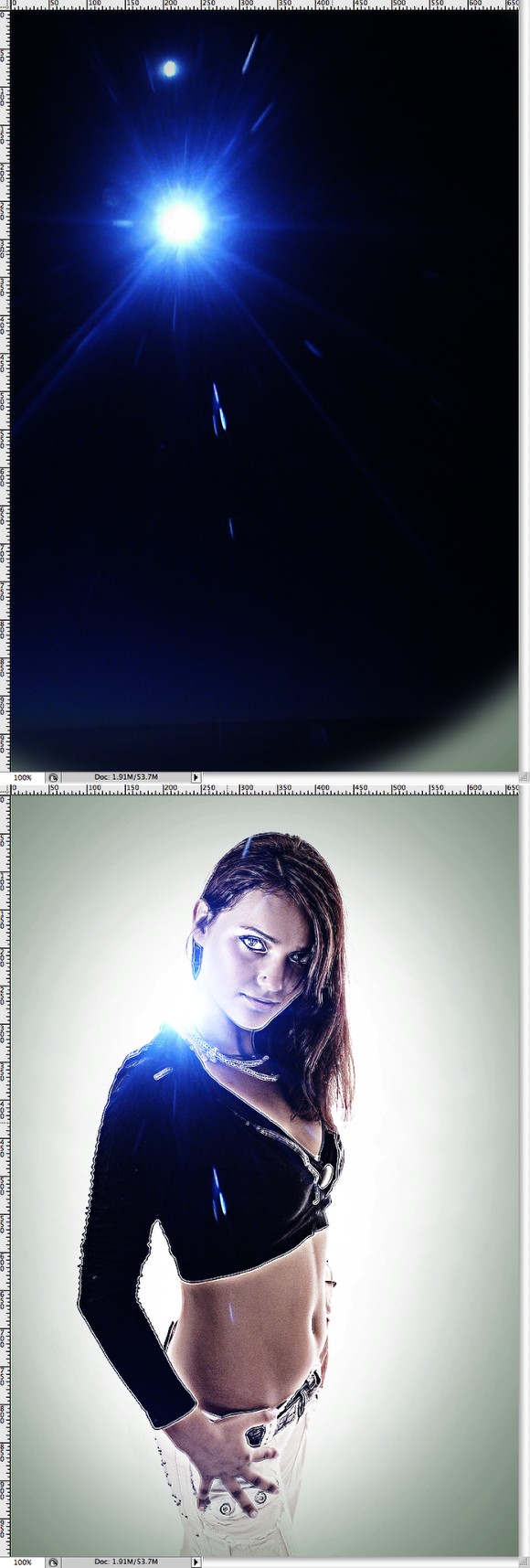 Stylish Light Effect in Photoshop