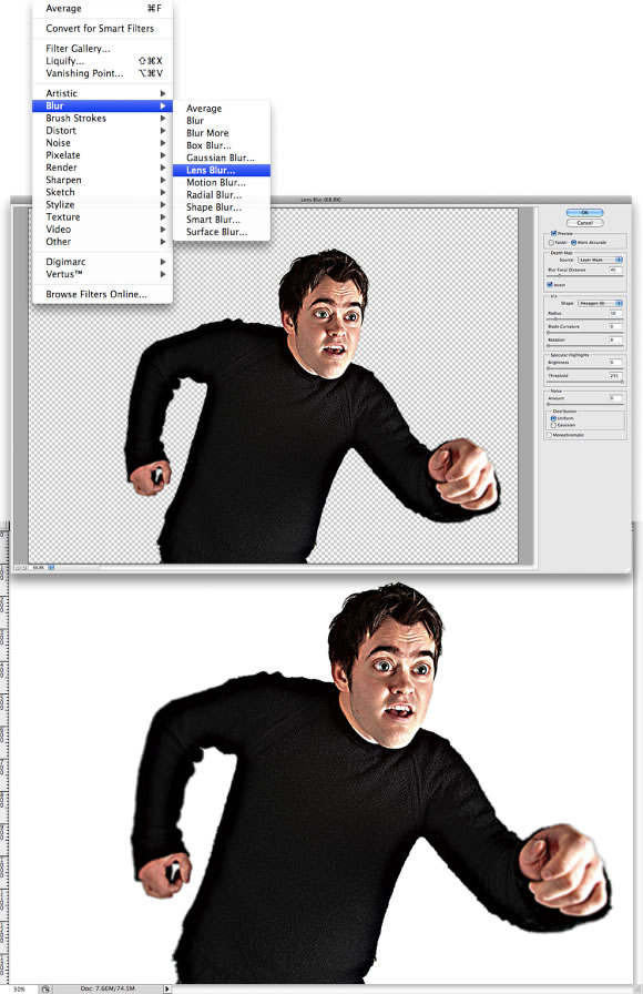 Bizarre Photo Treatment in Photoshop