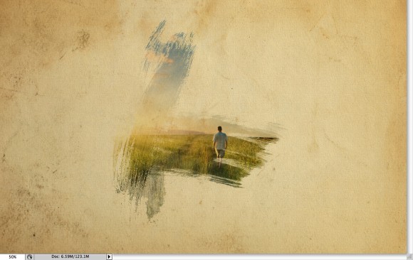 Image from the Super cool watercolor effect in 10 steps in Photoshop tutorial