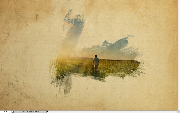 Image from the Super cool watercolor effect in 10 steps in Photoshop tutorial