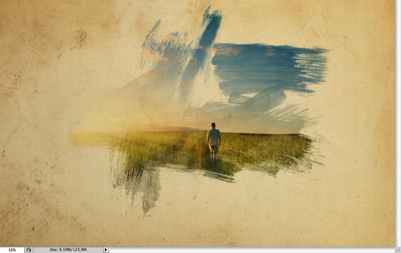 Image from the Super cool watercolor effect in 10 steps in Photoshop tutorial