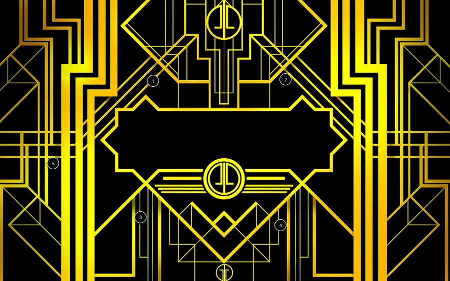 gatsby art deco wallpaper